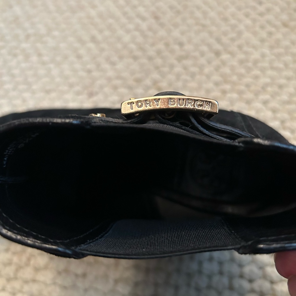 Tory Burch Adrienne Suede Wedge Ankle Bootie - Picture 8 of 15